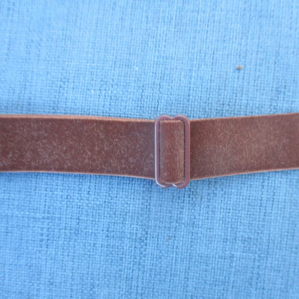 NWT SKIMS ~ Velvet Burnout Logo Triangle Bralette Chestnut ~ 4X ~ BR-TRI-1113 - Picture 7 of 7
